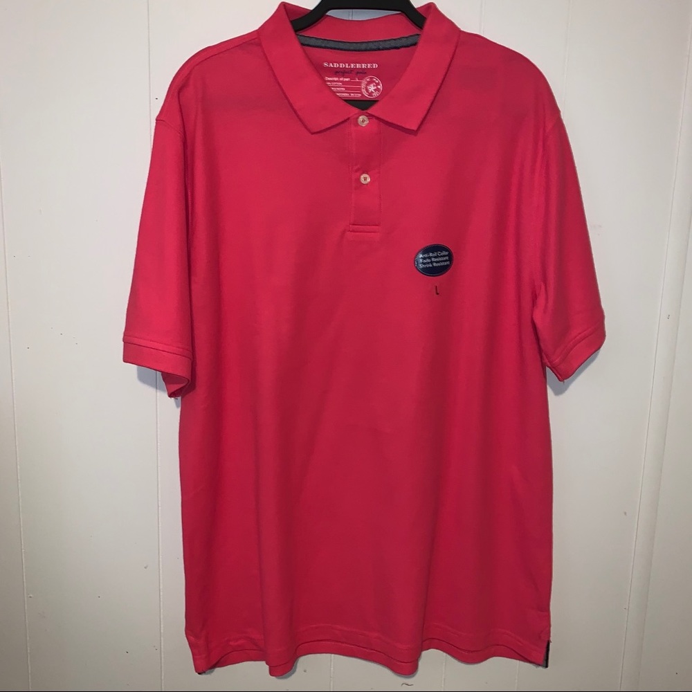 NWT Saddlebred Perfect Polo Shirt Size Large.